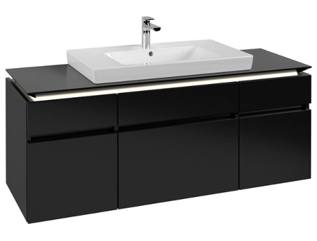 Villeroy &amp Boch Legato Vanity unit B699 1400x550x500mm central iluminación LED