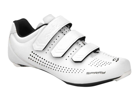 Zapatillas para Unisex SPIUK SPORTLINE zapatilla pray road Blanco de Ciclismo (S)