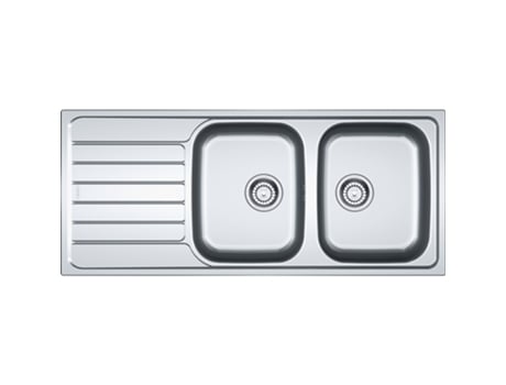 Fregadero FRANKE en Acero Inoxidable de 80 cm con Sifón 006464