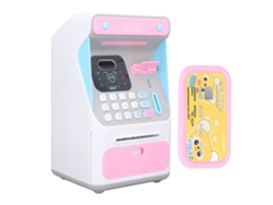 Hucha Infantil De Gran Capacidad Con Cajero Automático, Reconocimiento Facial Y Contraseña.