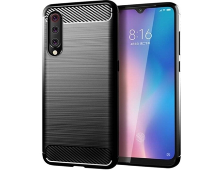 Funda Xiaomi Mi 9 Lite LMOBILE Carbono Negro