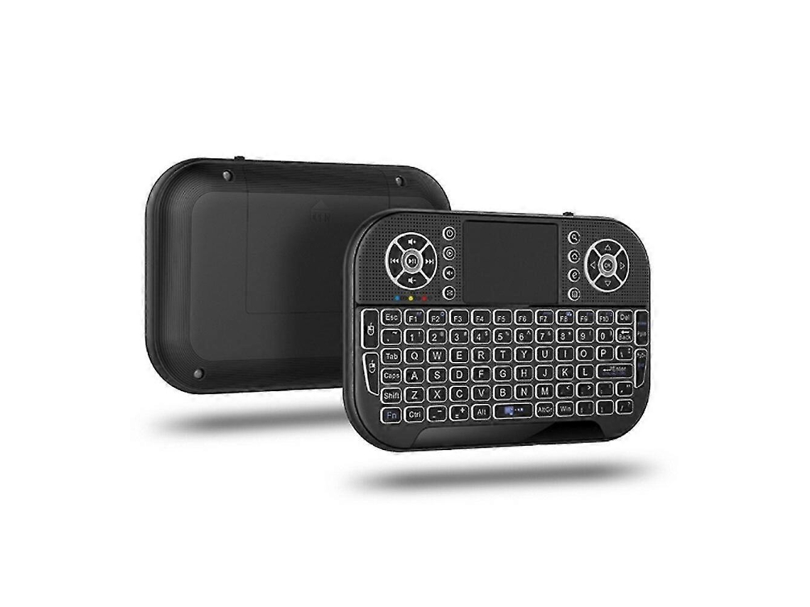 Miniteclado y ratón inalámbricos retroiluminados A8 para tabletas en español Everley891