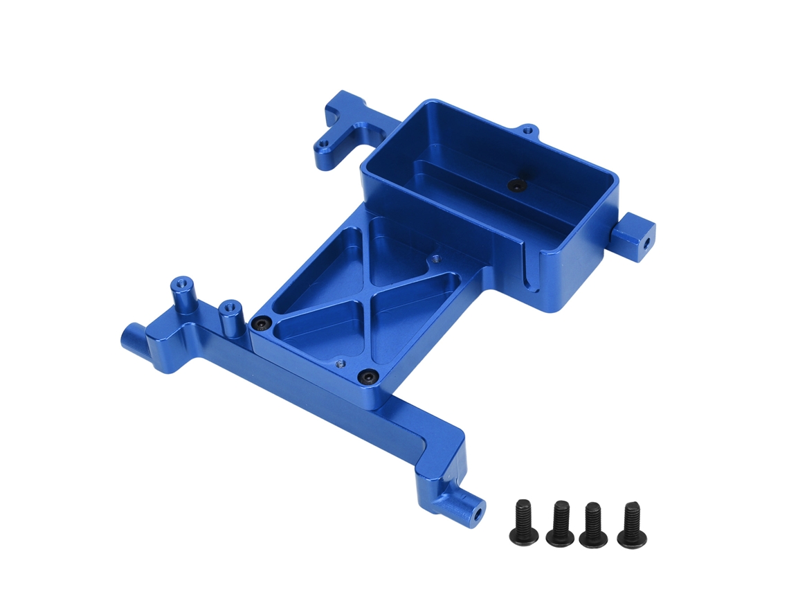 Soporte Fijo Para Servo Rc De Aleación De Aluminio Para Coche Rc Scx6 1/6 - Azul