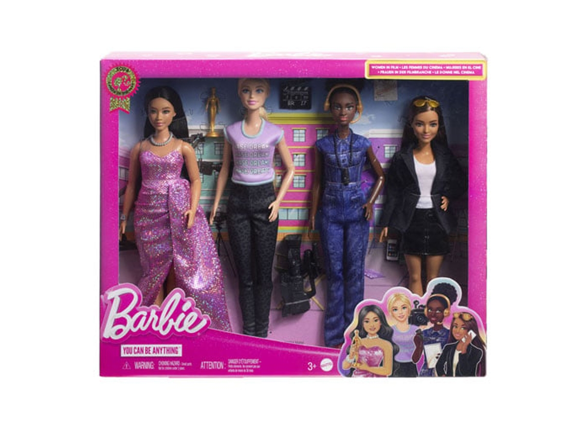 Muñecas Barbie Mattel, set de moda femenina para películas, estrellas de cine.