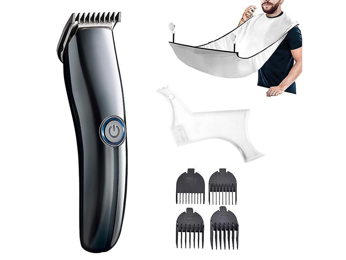 Recortadora De Pelo Eléctrica Profesional 11 En 1 Con Tazón Multifuncional Para Barba, Recargable.