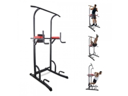 Estación de dominadas , Entrenamiento completo , Respaldo ajustable , Resistente , Acolchado , Acero , Máx. 200 kg , MultiFit