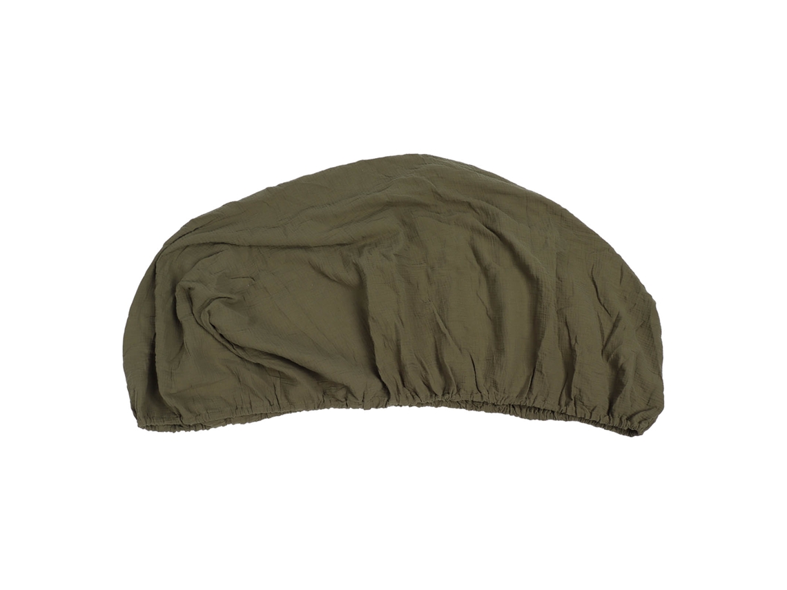 Sábanas de algodón suaves y transpirables para cunas de bebés, tanto para niños como para niñas, color verde militar.