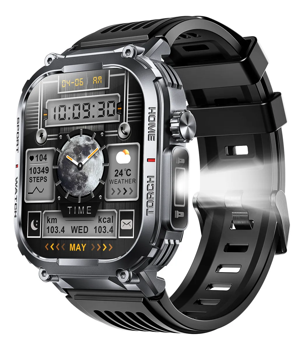 Reloj deportivo para hombre EDesportoivo 2024 S320b 202 TFT 3 ATM negro Vayotoy