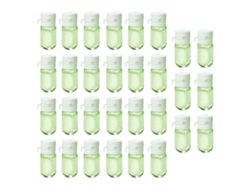 30 sobres individuales de aceite limpiador con extracto de camelia para una limpieza profunda y suave.