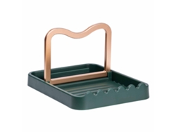 Soporte De Plástico Multifuncional Para Espátulas, Cucharas Y Tapas De Ollas Para Uso En La Encimera De La Cocina.