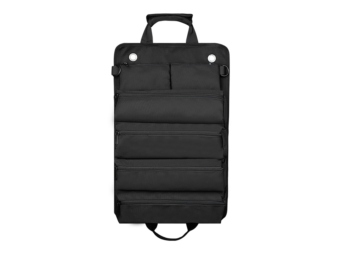 Bolsa De Herramientas Portátil Oxford Con 2 Bolsillos Desmontables Y Diseño Enrollable.