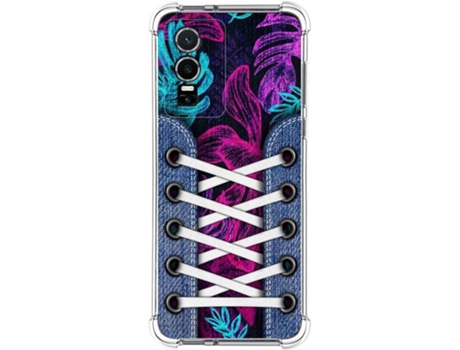 Carcasa para Vivo Y76 5G TUMUNDOSMARTPHONE Dibujos Antigolpes Zapatillas 07 Multicolor