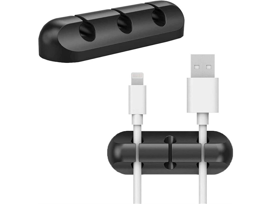 Organizador De Cables Con Agarre Firme, Soporte Para Cables De Alimentación, Usb Y Ratón Para Oficina Y Hogar (3)