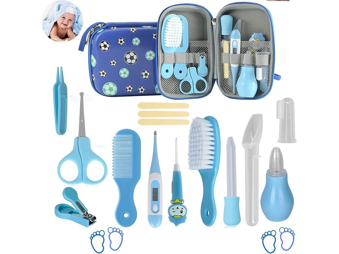 Kit De Higiene Para Bebés De 12 Piezas, Set Portátil Para El Cuidado De La Piel Con Arañazos, Peine Y Cepillo Para Bebés.