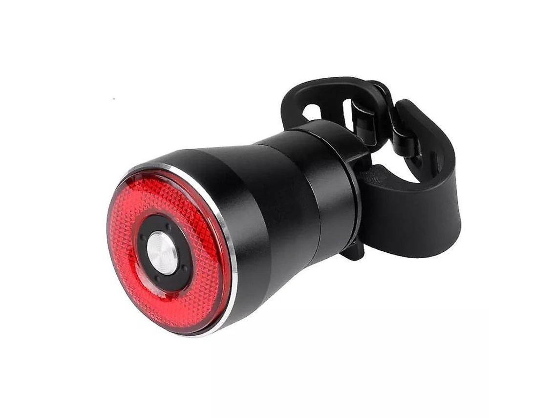 Luz Trasera Bicicleta Inducción Usb Recargable Ipx6 4modos Auto On/off Negra Yizhood