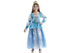 Disfraz de Niña DISFRAZZES Princesa Azul (Talla: 5 a 6 años)