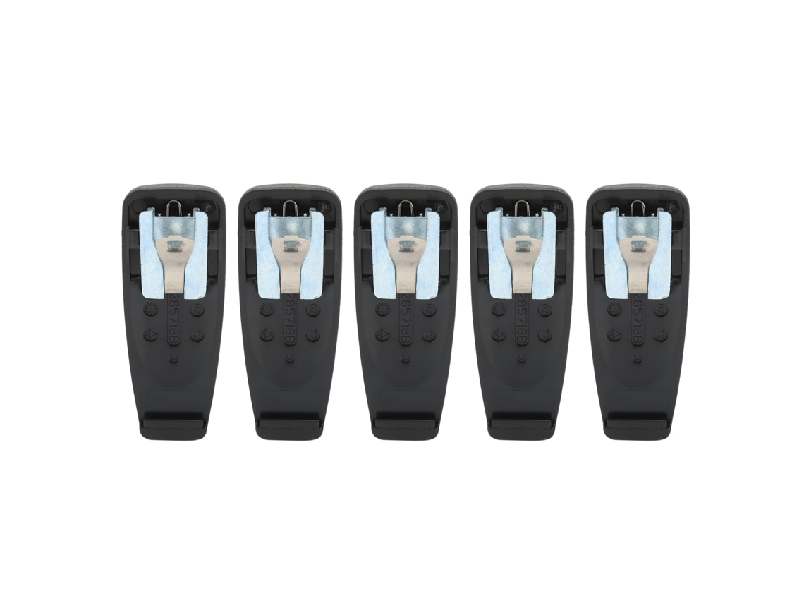 Kit de 5 clips para cinturón para radios, multiusos y portátiles, compatibles con Motorola GP2000 GP88S GP328 CHABERLU