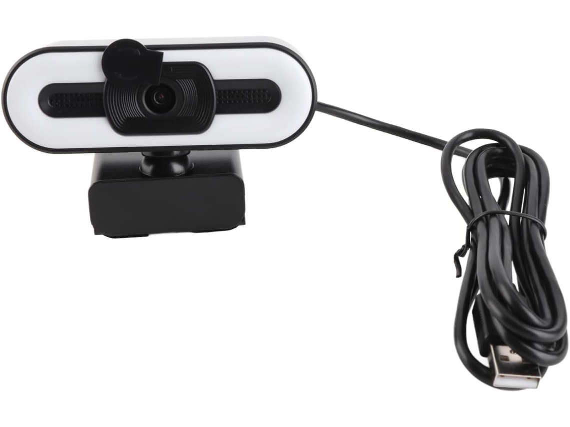 Cámara Web Usb 4k Con 5 Millones De Píxeles, Micrófono Integrado E Iluminación: Ideal