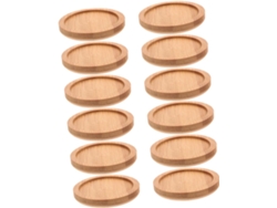 Design Clássico: Feitos De Bambu Redondo, Estes Porta-copos Adicionam Um Toque De Elegância E Realçam A
