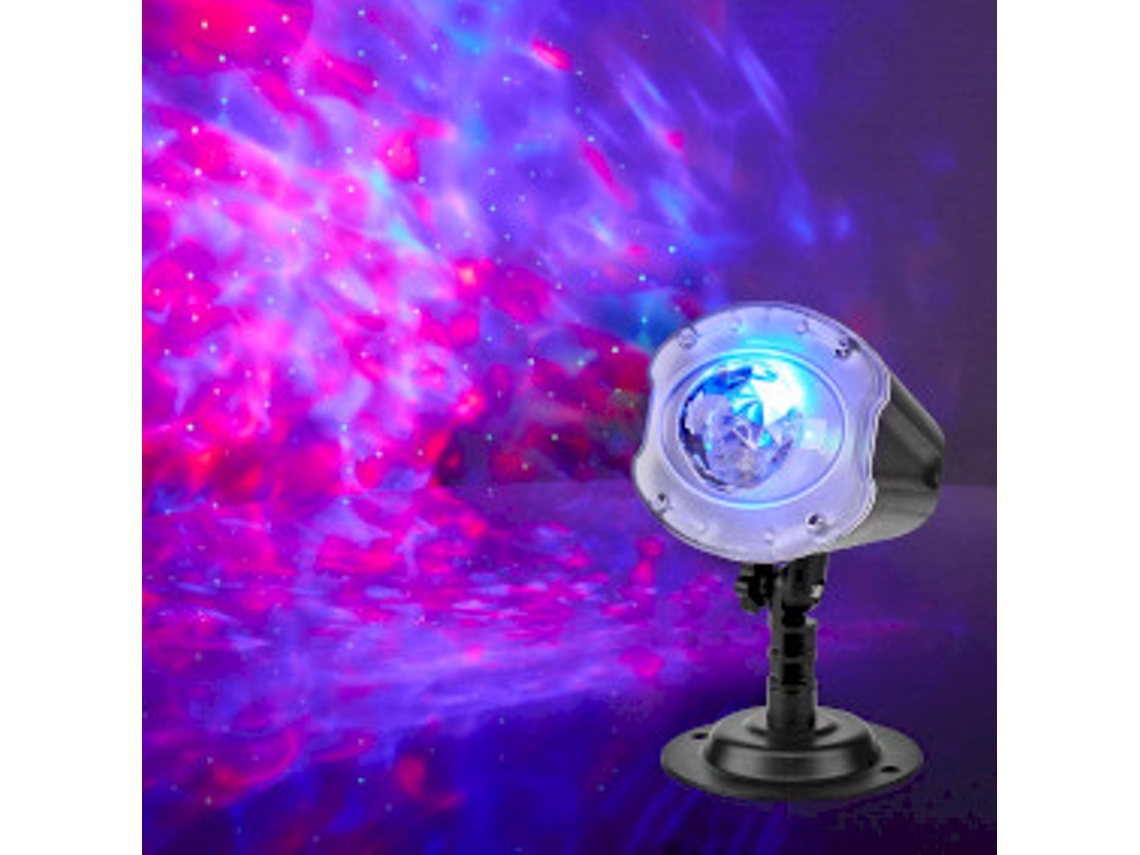 Projetor LED e laser Nedis colorido e verde Controle remoto