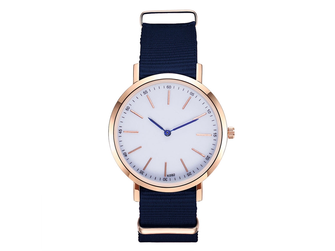 Reloj De Pulsera Zhoulianfa Para Hombre, De Nailon Con Movimiento De Cuarzo (azul Real)