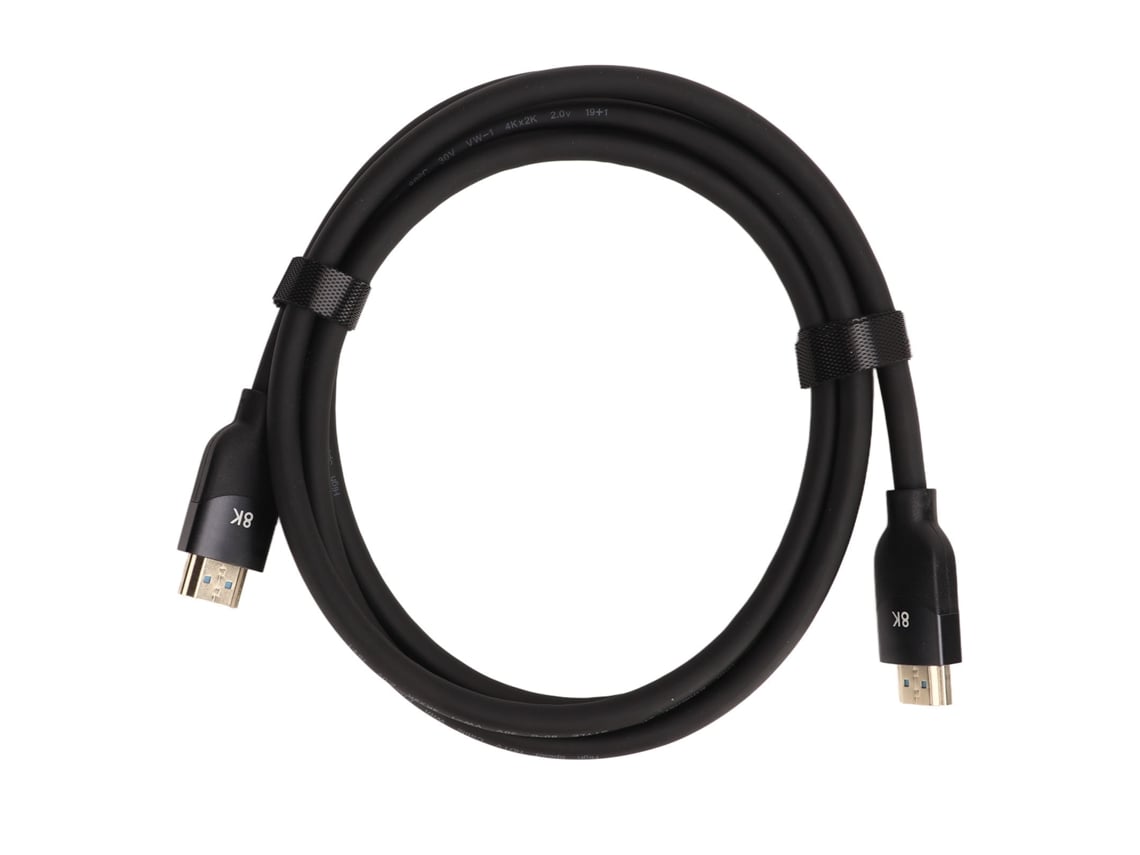 Cabo De Vídeo Hdmi 2.1 Preto 10m Alta Velocidade Suporta 8k 4k Para Tv Monitor Game Pc Laptop