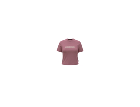 Camiseta de Mujer NAPAPIJRI Box Rosa (S)