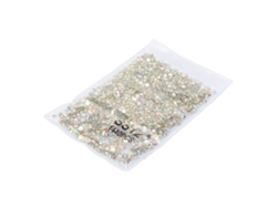 5760 piezas de gemas de cristal redondas de base plana para manualidades y decoración de joyas.