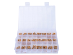Kit De Capacitores Cerâmicos Multicamadas Monolíticos 840 Peças 24 Valores 0.1uf 47nf