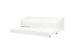 Cama con Somier Luneray BELIANI Blanco (189x206x65)