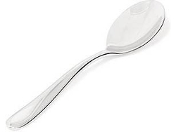Juego de 6 Cucharas de Café ALESSI Nuovo Milano Silver (Gris - Acero Inox - 12.5 cm)