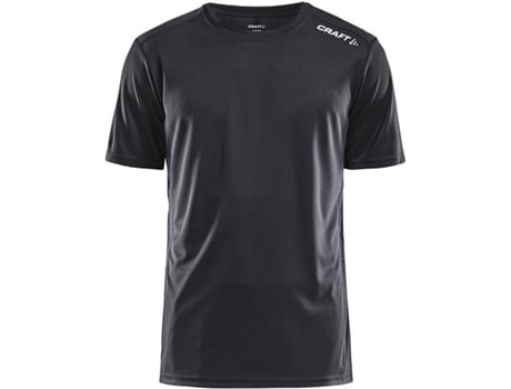 Camiseta de Hombre para Fútbol CRAFT Rush Negro (S)