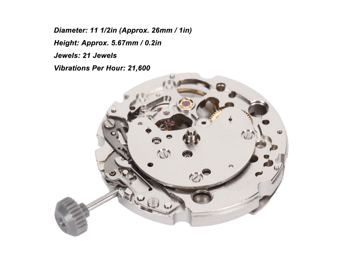Reloj mecánico automático 82s7 24h Alta precisión 21 joyas
