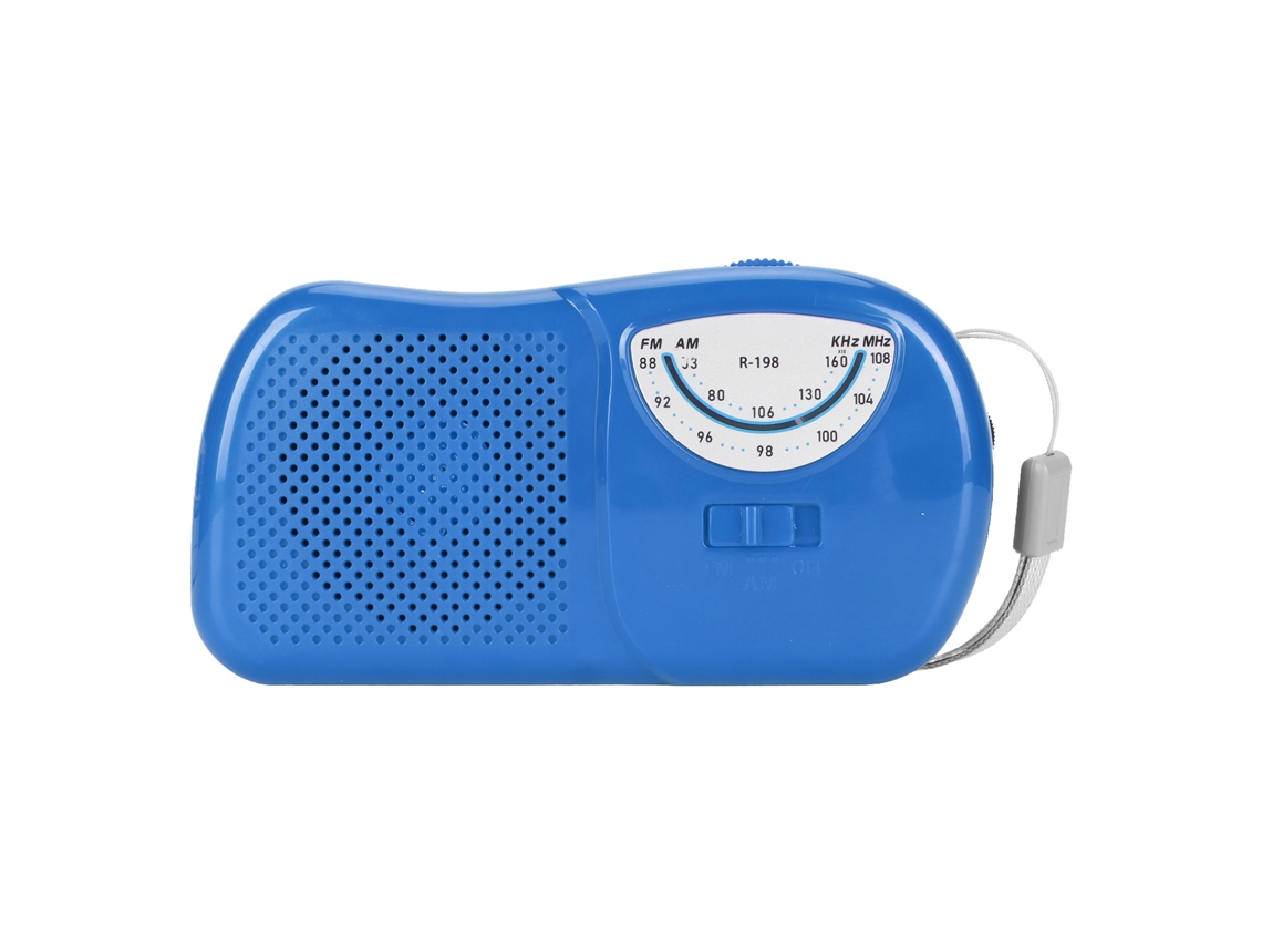 Radio AM FM (alta sensibilidad, altavoz integrado)