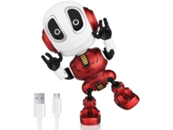 Juguete Robot Parlante - Mini Robot Infantil De Grabación Interactiva Rojo Gertiz