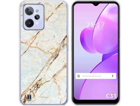 Carcasa para Realme C31 TUMUNDOSMARTPHONE Dibujos Mármol 13 Multicolor