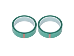 Unidades De Cinta Pet De Alta Temperatura De 0,06 Mm, 25 Mm X 33 M, Cinta Aislante Verde Para Pintura Y Electrónica.