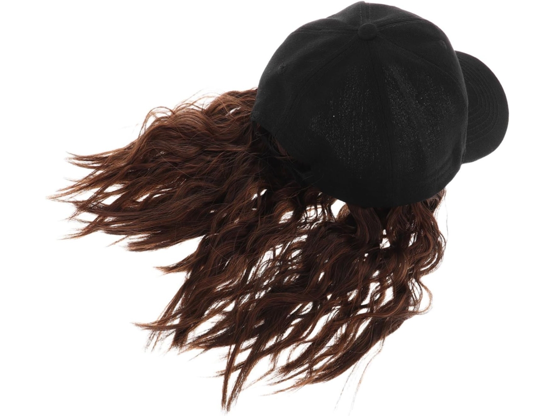 Color De La Gorra De Béisbol Para Postizo De Pelo Corto Rizado Tipo Bob