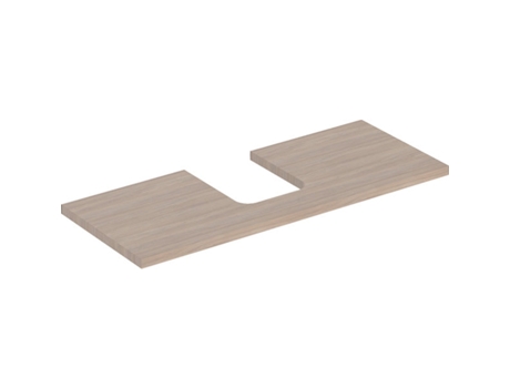 Placa de lavabo GEBERIT ONE recortable en el centro para lavabo de encimera en forma de cuenco 120x3x47cm 505.275.00.