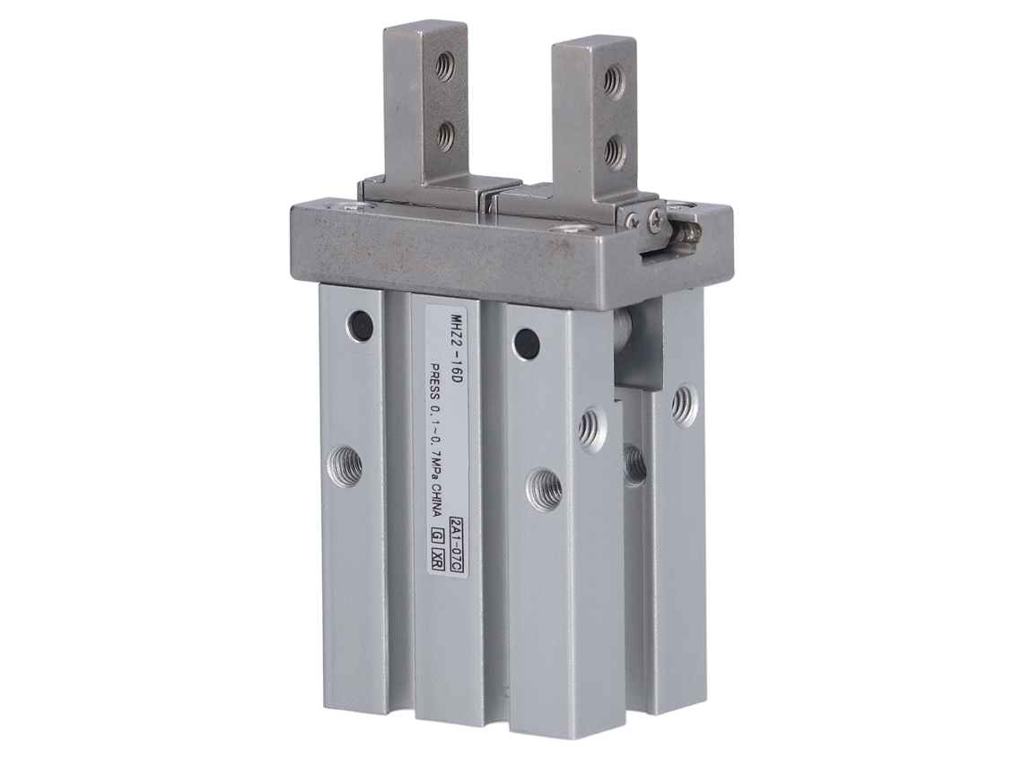 Cilindro Neumático de Garras Mhz2 16d Ação Dupla Gripper Paralelo M5 0.8
