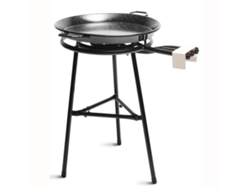 Set Paellero Gas 60cm Paellera Esmaltada 65cm 22 Raciones 3 Patas Kit Paella BRIEBE JUMBO