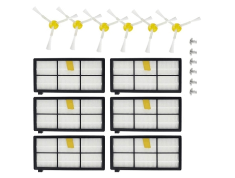 Accesorio Aspiradores IROBOT 6 filtros y 6 piezas I Roomba 800 900 Serie 800 805