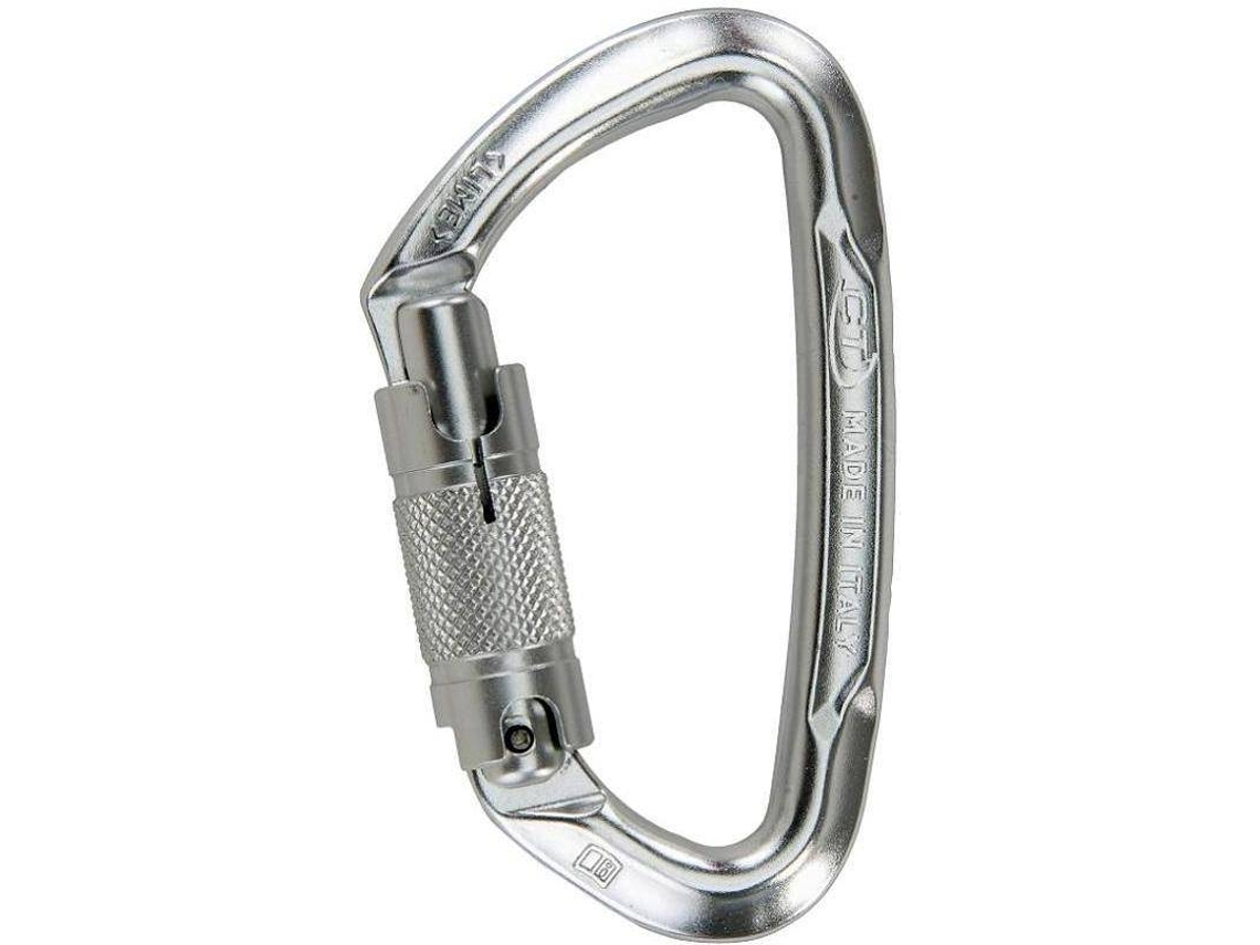 Mosquetón de Escalada CLIMBING TECHNOLOGY Lime Wg Pulished (Plateado - Talla Única)