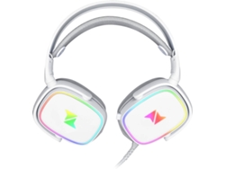 Auriculares Gaming Con Cable N'PLAY Contact 4.7 RGB (On Ear - Micrófono - Blanco)