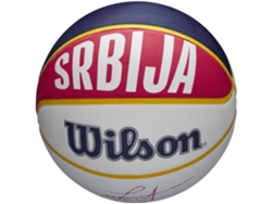 WILSON Nba Jugador Ubicación Nikola Jokic Outdoor Ball Wz4006701Xb Unisex Blue Basketball Balls 7 Me