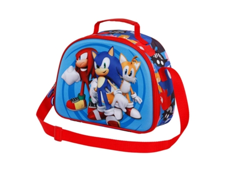 Portamerienda KARACTERMANIA Sega-Sonic Friends Bolsa 3D Azul