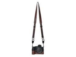 Estuche protector de PU con textura de lichi y correa para el hombro para cámaras Nikon Z 5 / Z 6 II / Z 7 II