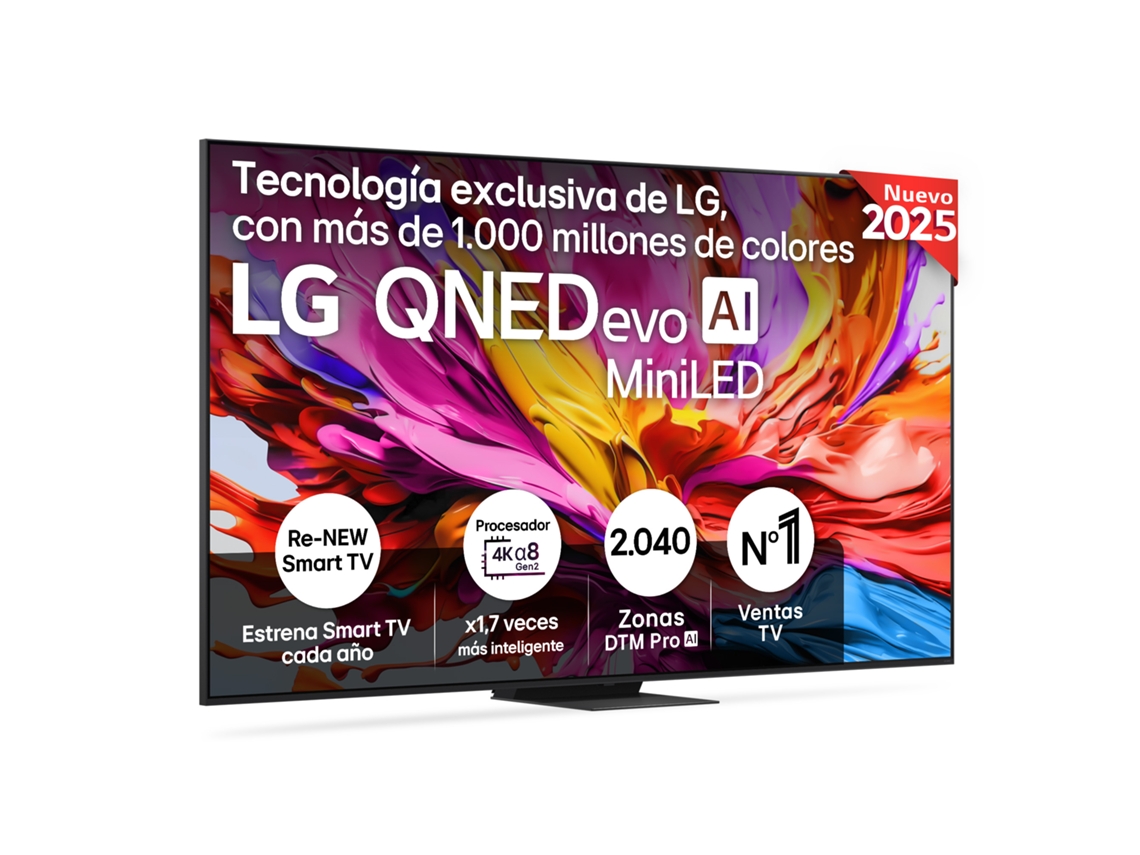 TV LG 100QNED86A6 (QNED Evo AI - Mini LED - 100'' - 254 cm - 4K Ultra HD - Smart TV)