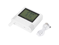 Registrador Usb De Temperatura Y Humedad Con Carga Automática, Alarma, ±0,2 ℃, ±2 % Hr, 26 W