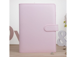 Cuaderno Suave Macaron A5 Rosa Para Niñas Regalo Hoja Suelta Notebook Simple